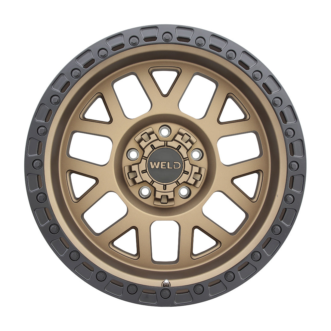22x10 Cinch 5x127 5x139.7 ET-18 BS4.75 Satin BRZ / Satin BLK 87.1